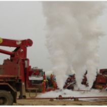 Nilai PH 5,5-6,5 Membersihkan Cairan Fracking Busa Karbon Dioksida SU-CFF